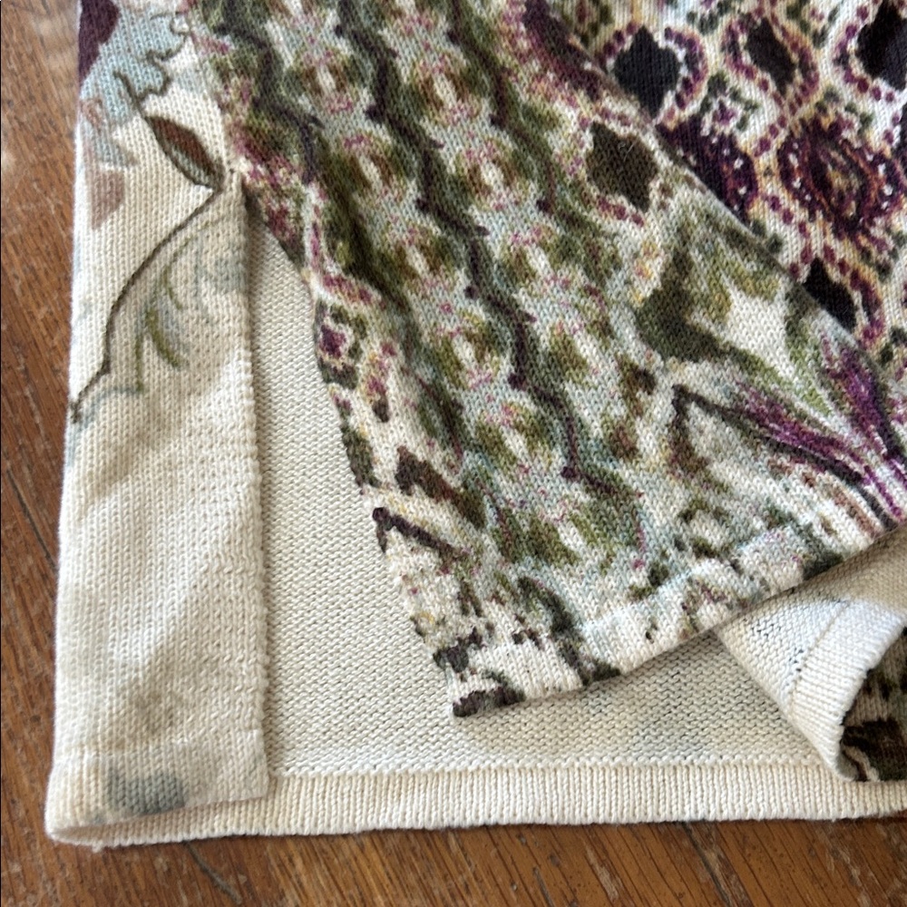 Chico’s Patterned Open Front Cardigan - image 7